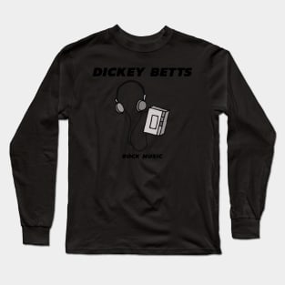Dickey Betts / Cassette Tape Style Long Sleeve T-Shirt
